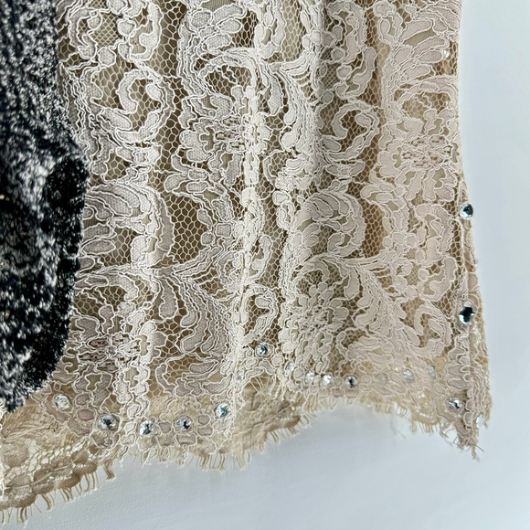 BKE Boutique 2-PC Sequin Lace Cardigan Kimono & Camisole Tank Top Set WOMENS S - Picture 11 of 11